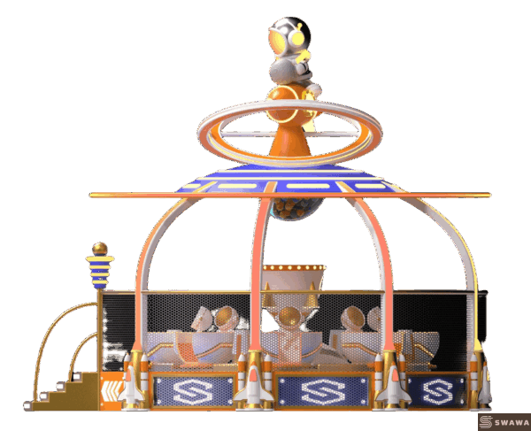 Swawa Cyber-Space Ball Shooting Ride - 16-Seat Interactive Family ...