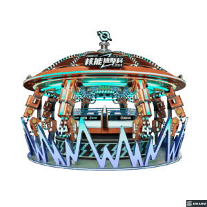 StarCore Agents™ Roaming Nuclear Disco Ride | 16-Person Amusement Park Rides For Sale