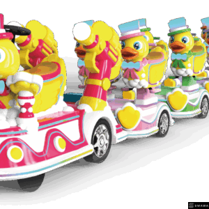 Swawa Koduck Themed Trackless Train - High-ROI Electric Mall Ride with Lithium Battery