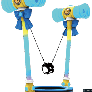 Swawa Whac-A-Mole Bungee Trampoline - Interactive High-ROI Kids Jump Ride for Malls