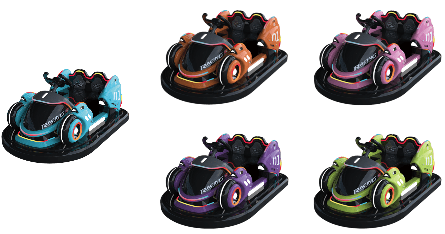 Swawa Cyberpunk Tornado Drift Bumper Car | Battery Operated Indoor Kart | High-ROI Shopping Mall Attraction