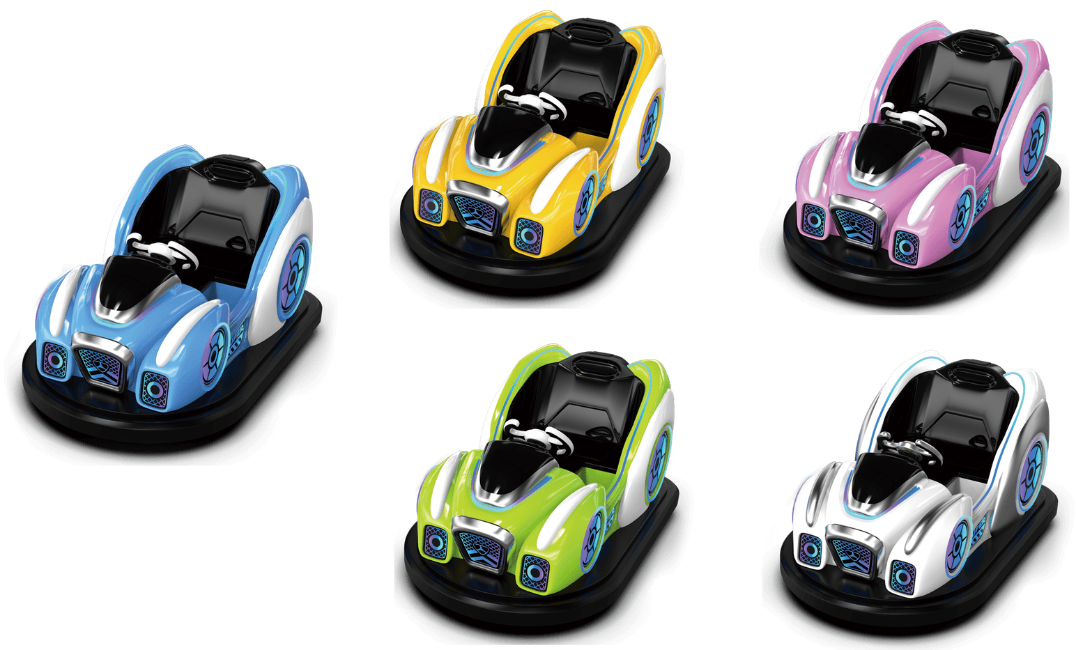 Swawa Cyberpunk Drift Bumper Car - High-ROI 48V Battery Operated Go Kart for Malls