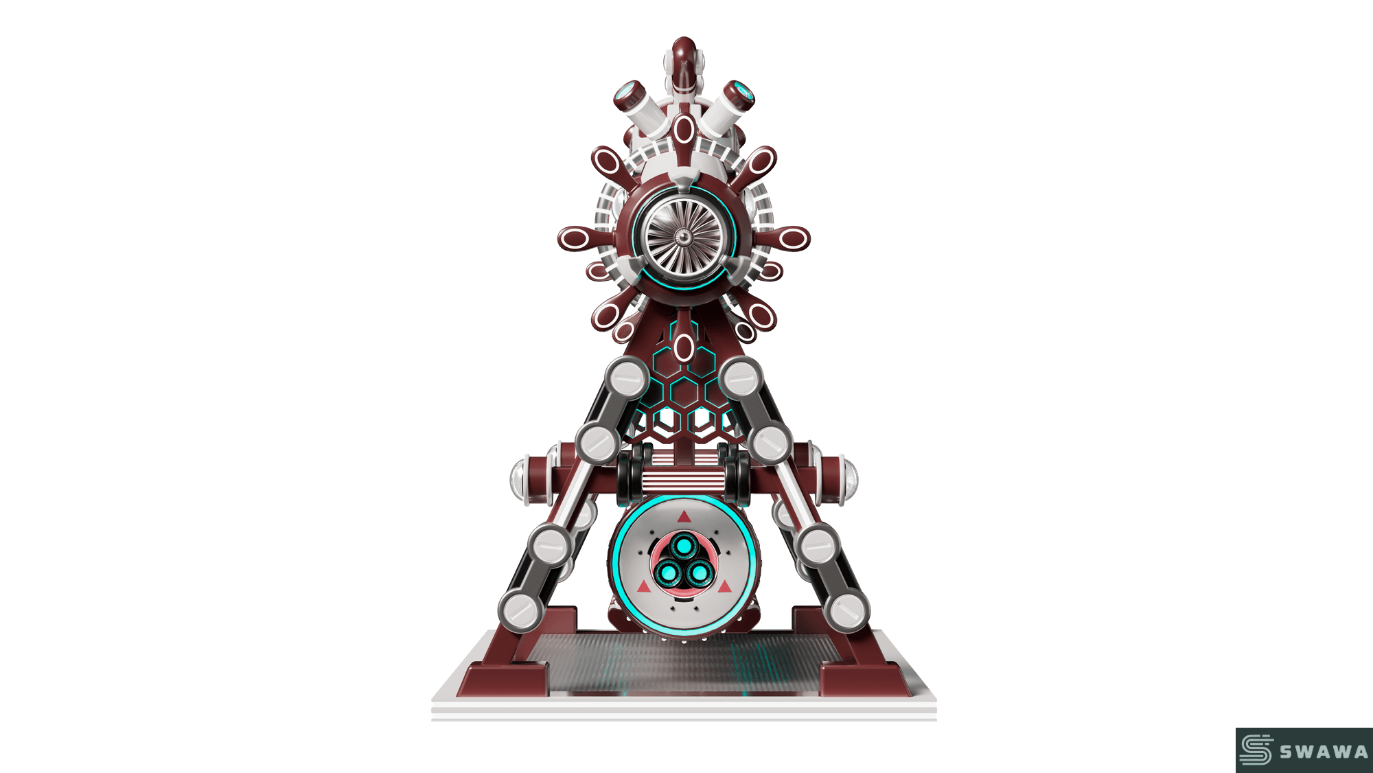 StarCore Agents™ Mecha Style Pendulum Ride | 20-Person Park Amusement Rides For Sale