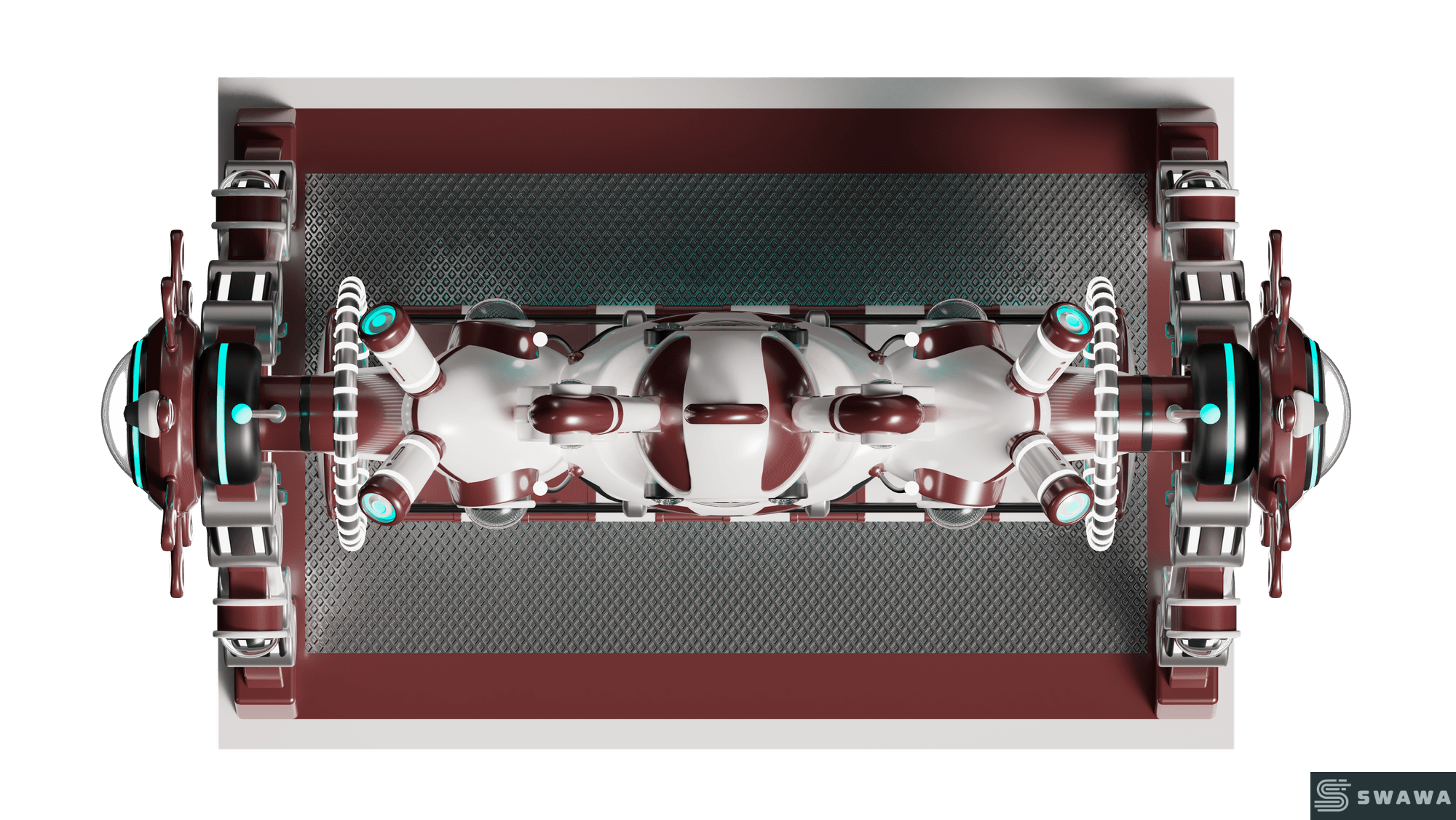 StarCore Agents™ Mecha Style Pendulum Ride | 20-Person Park Amusement Rides For Sale