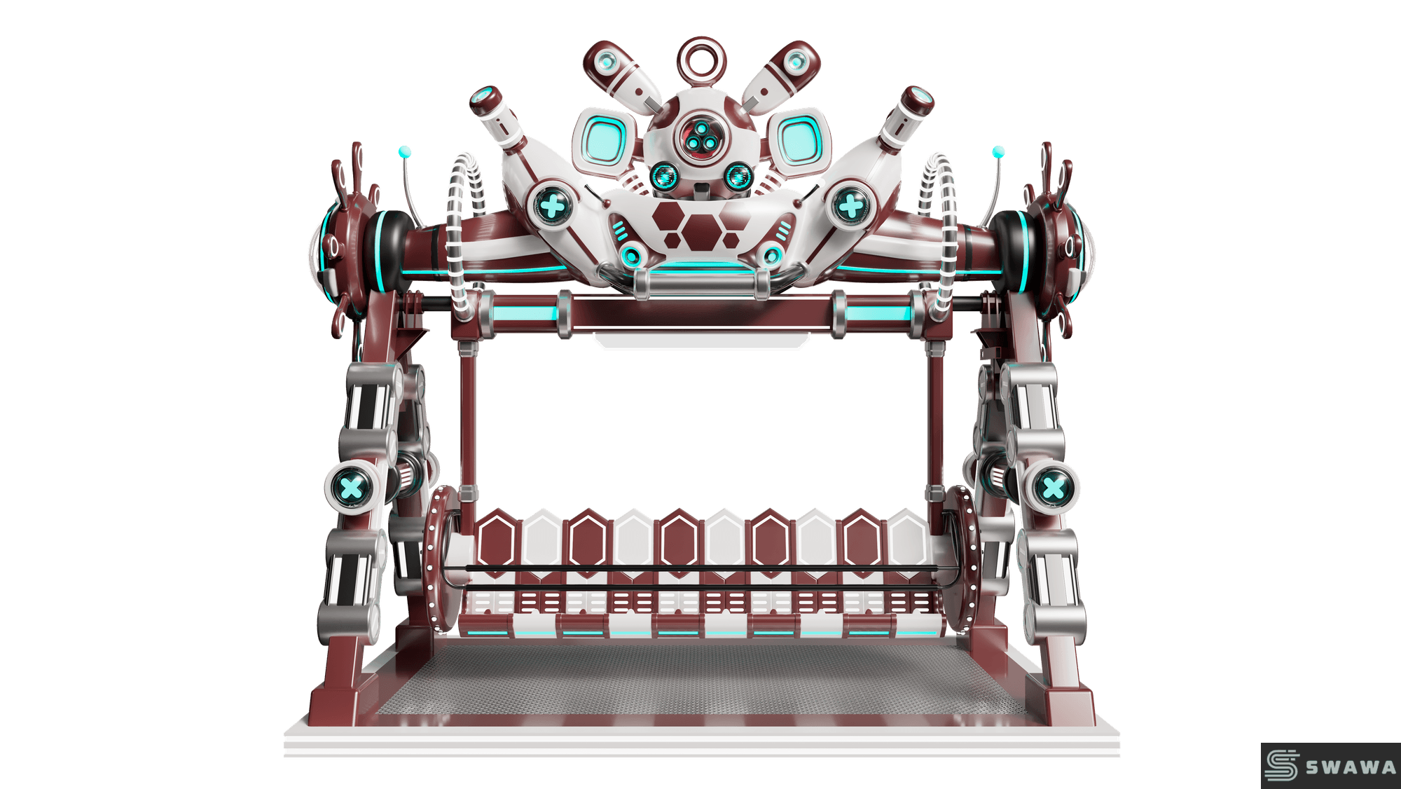 StarCore Agents™ Mecha Style Pendulum Ride | 20-Person Park Amusement Rides For Sale