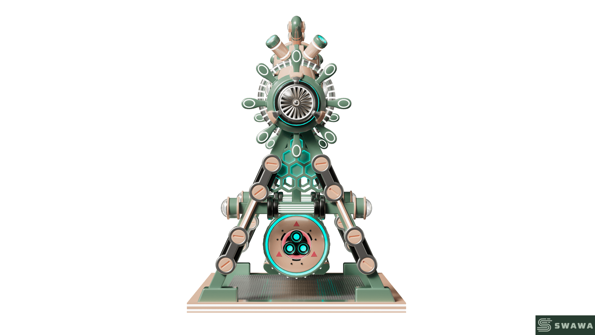 StarCore Agents™ Mecha Style Pendulum Ride | 20-Person Park Amusement Rides For Sale