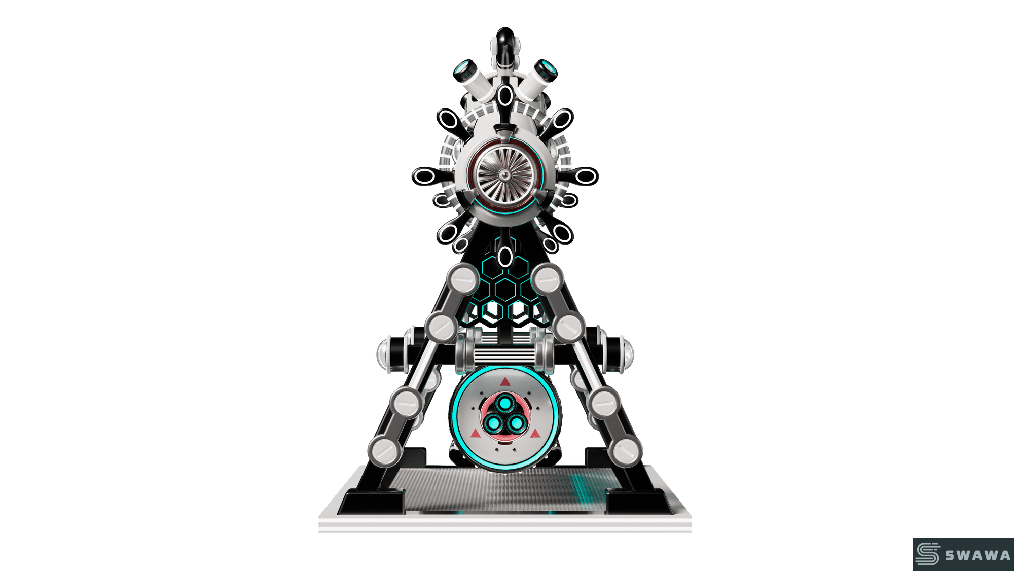 StarCore Agents™ Mecha Style Pendulum Ride | 20-Person Park Amusement Rides For Sale