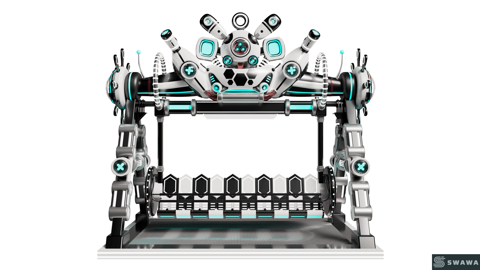 StarCore Agents™ Mecha Style Pendulum Ride | 20-Person Park Amusement Rides For Sale