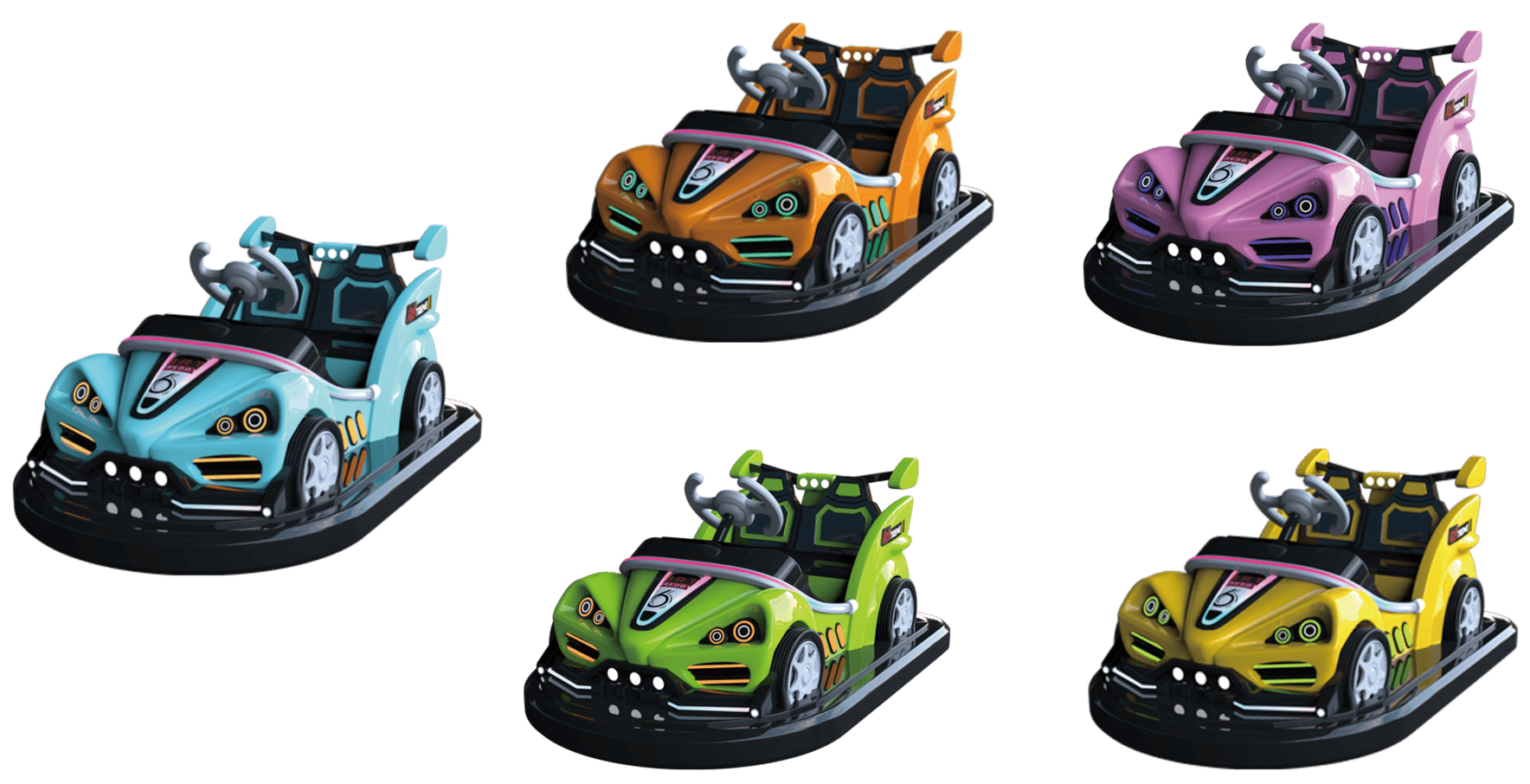 Swawa Cyberpunk Victory Drift Bumper Car - High-ROI Battery Operated Ride for Shopping Malls