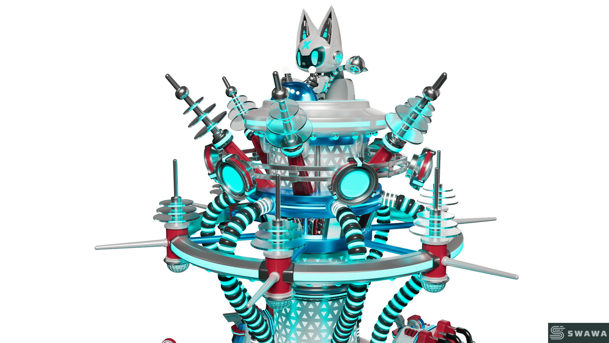 StarCore Agents™ Futuristic Rotating Matrix Ride | 16-Person Thrill Ride