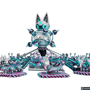 StarCore Agents™ Star Nuclear Guard Futuristic Shake & Cross Amusement Ride | 24 Persons