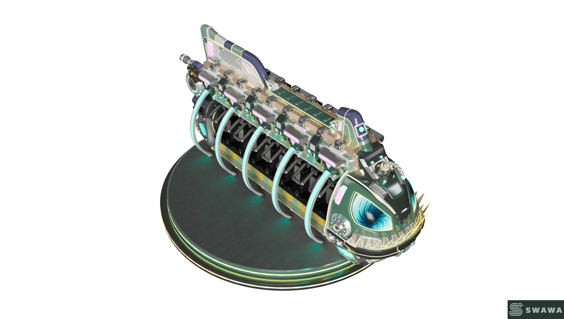 StarCore Agents™ RoboCop Interplanetary Cross Ride | 16-Person Park Amusement Equipment