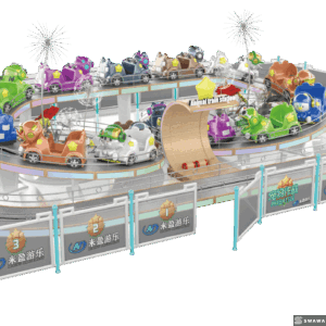 Swawa Futuristic "Pet Wars" Climbing Car - High-ROI Mini Shuttle Ride for Theme Parks & Malls