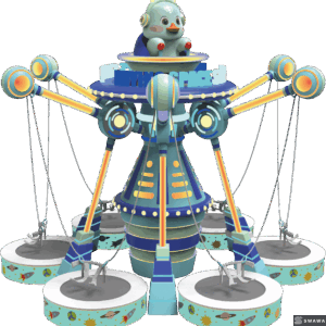 Swawa Futuristic 6-Station Bungee Trampoline – High-ROI Commercial Attraction for Parks & Malls