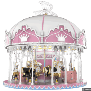 Swawa Romantic Carousel Ride (16 Seats) – Fairytale Style Merry-Go-Round for Malls & Parks