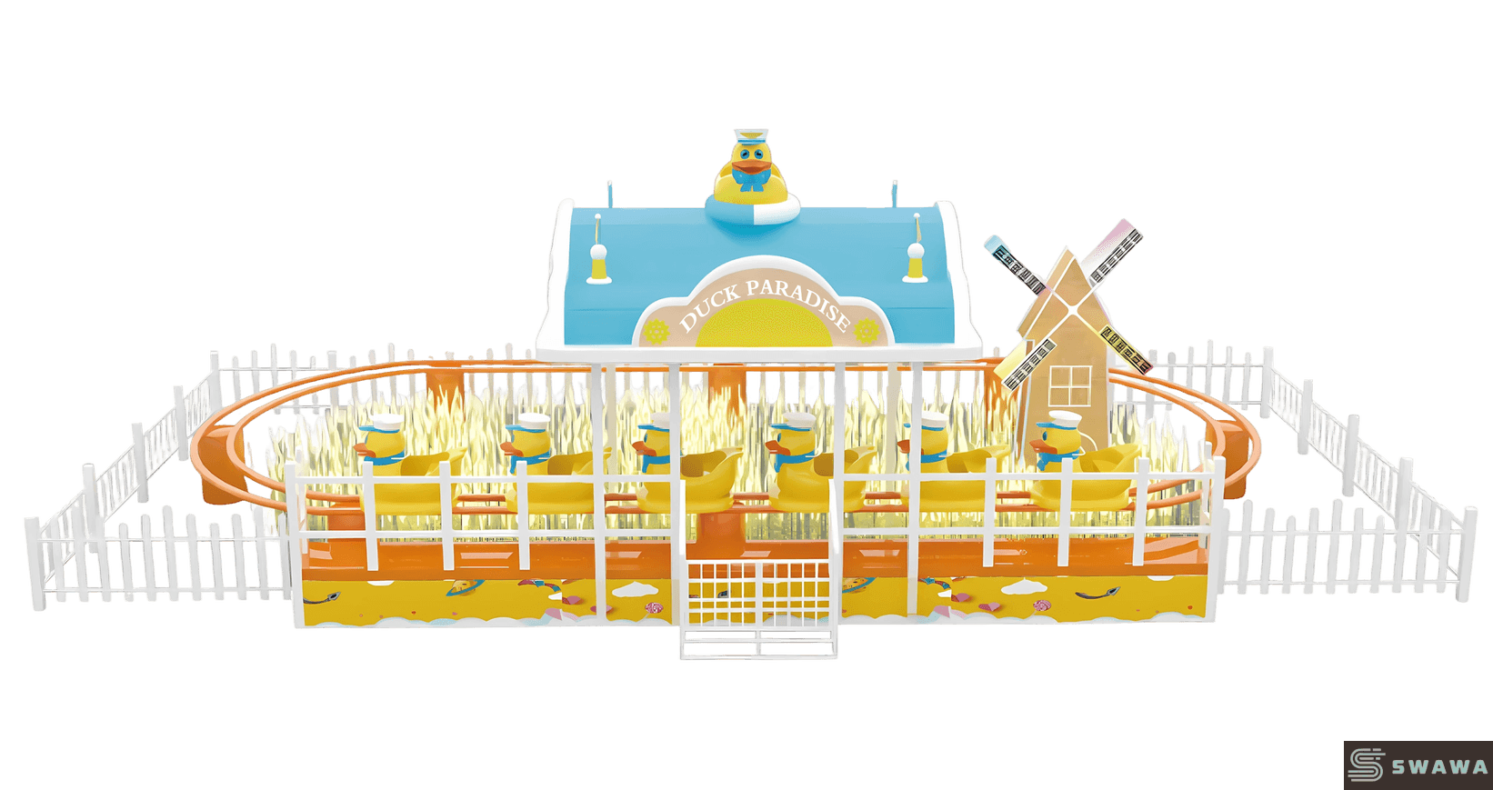 Swawa Moe Duck Land - Adorable atracción temática, atracciones infantiles de gran afluencia para centros comerciales