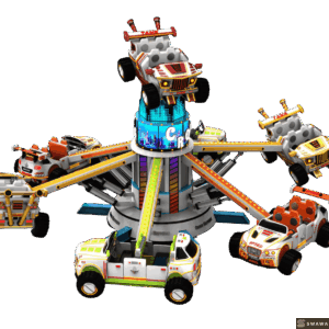 Swawa High-ROI Off-Road Vehicle Ride - 24-Seat Rotating Amusement Equipment for Theme Parks