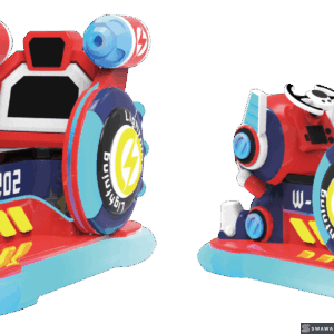 Swawa StarCore Agents™ Q-Moe Racing Car | Futuristic 2-Seater Battery Bumper Car for Malls | High-ROI & Interactive Kids Ride