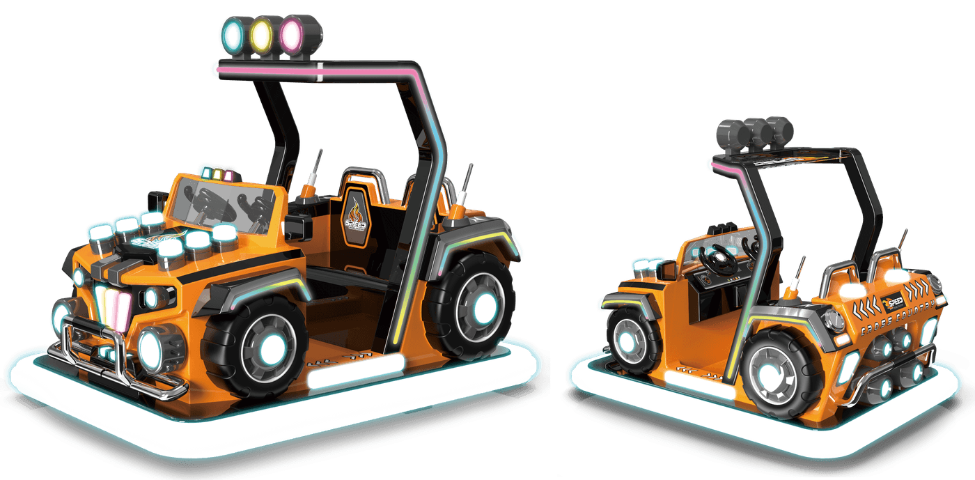 Swawa Off-Road Tank Bumper Car | Rugged 2-Seater Electric Ride | High-ROI Mall Attraction